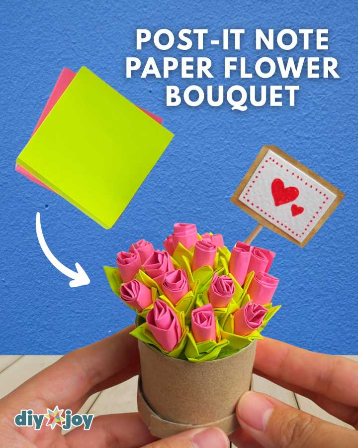 How to Make Paper Flowers With Post