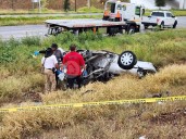Fatal accidente en la carretera Delicias