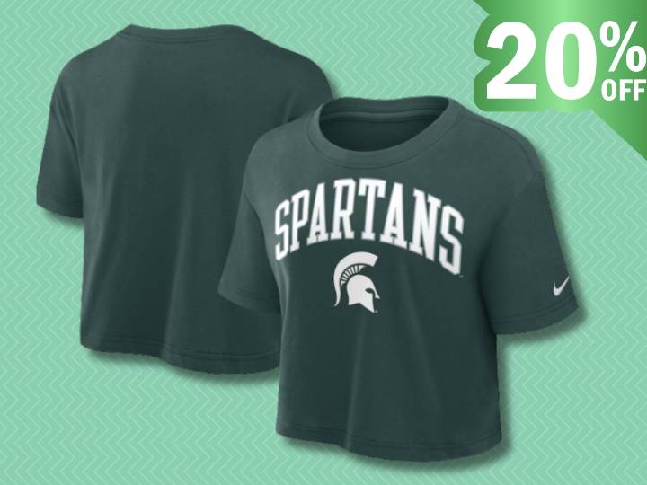 This $32 Michigan State cropped T-shirt is becoming the must