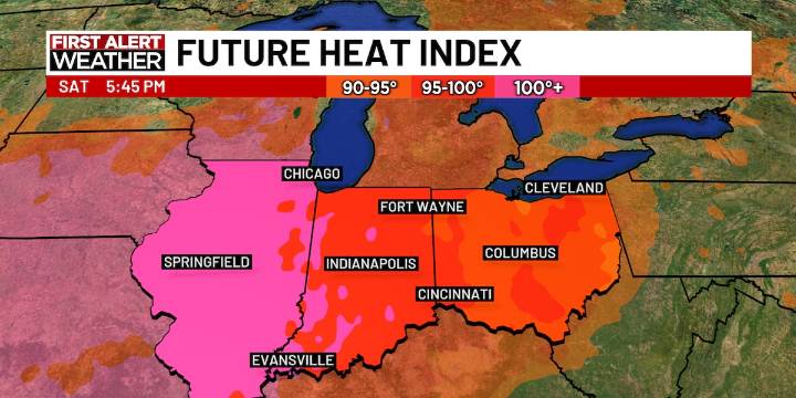 First Alert Forecast: 90s make a return this weekend