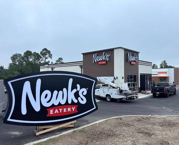 Newk's Eatery in Statesboro nearing completion