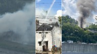House fire in Covington being investigated as possible arson; smoke seen for miles