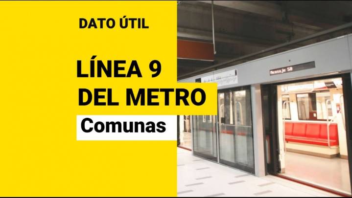 Línea 9 del Metro de Santiago: Estas son las comunas por las que pasará