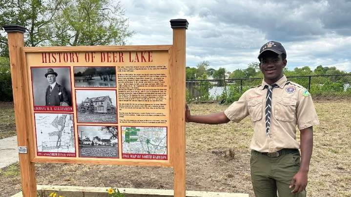 Community outraged over vandalized Eagle Scout project