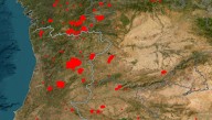 Un satélite de la NASA muestra la enorme extensión del incendio de Cipérez, en Salamanca