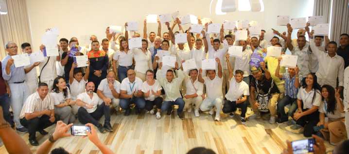 56 pescadores artesanales del Magdalena se capacitan para un sector más sostenible