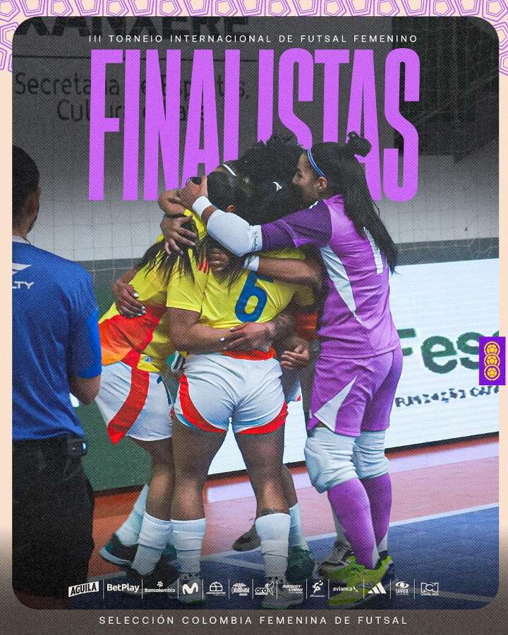 Colombia goleó 5–1 a Guatemala y aseguró la final del Torneo Internacional de Futsal en Brasil