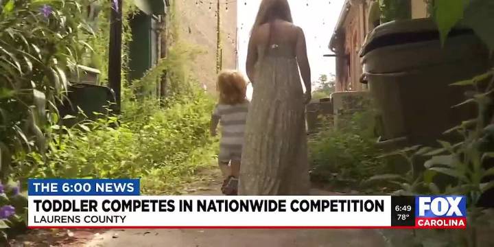 Laurens Co. toddler competes in nationwide competition