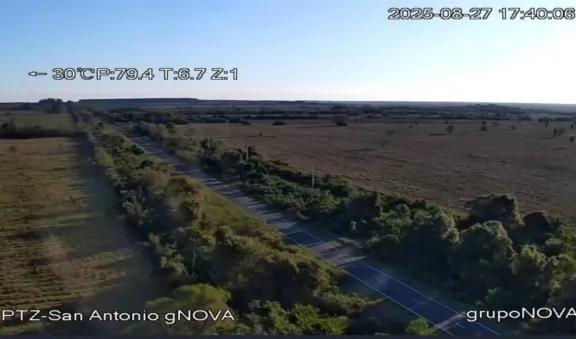 Iberá: instalan cámara para detectar incendios en el portal San Antonio