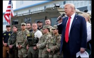 Trump prefiere saludar a tropas en Washington que salir a patrullar; afirma que se quedarán un "largo tiempo"
