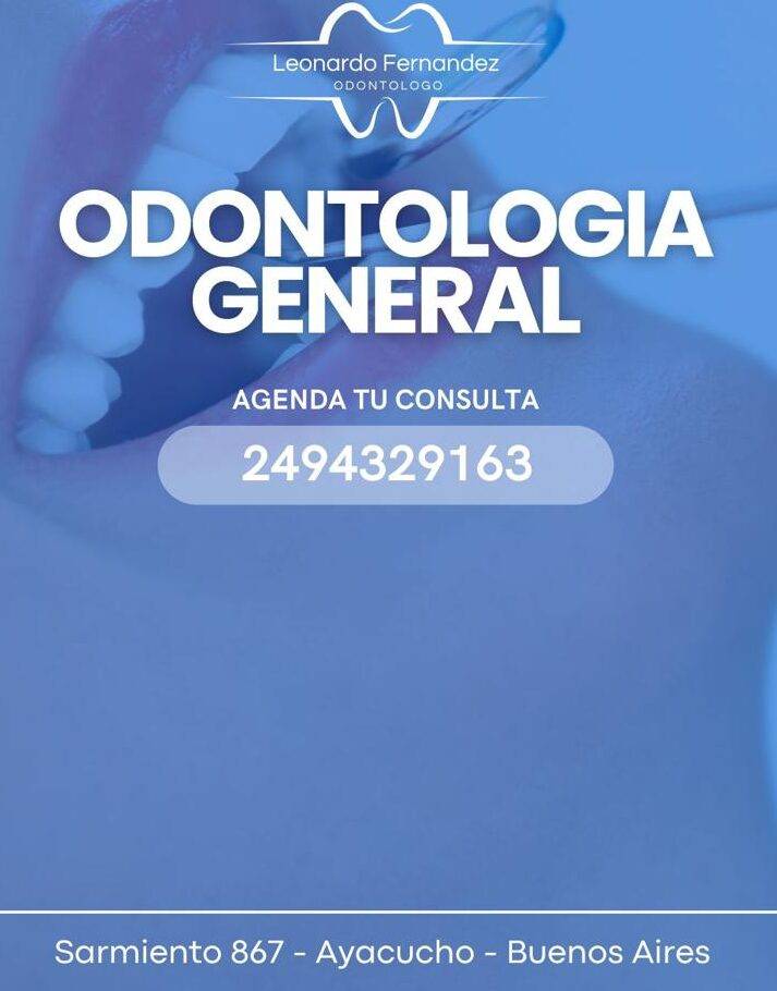 Leonardo Fernández, odontología – Pedí tu turno al 2494