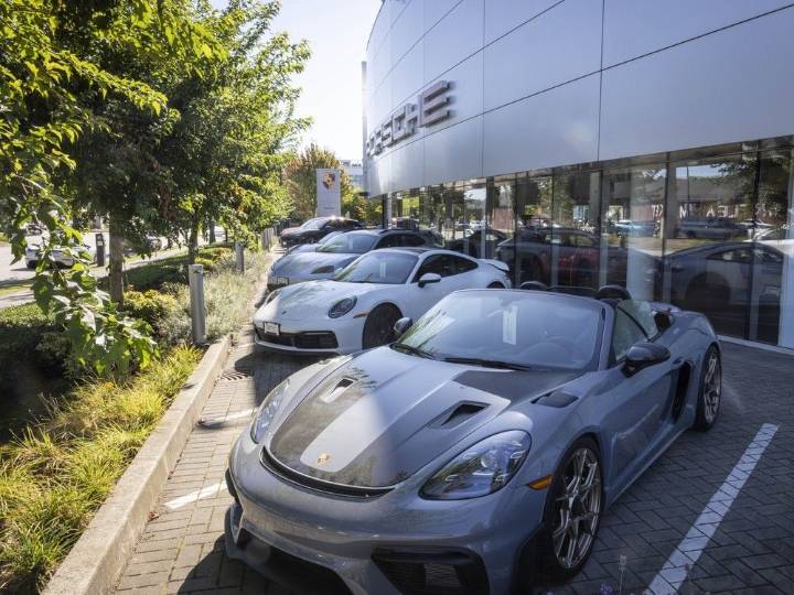 Film crew's tent takes flight, damages 13 Porsches, BMW in Vancouver car lot, lawsuit alleges