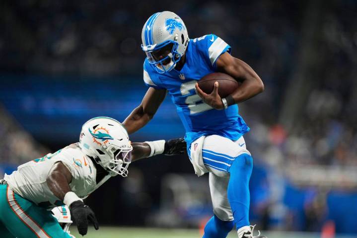 Takeaways from Lions’ preseason loss to Miami: DE injured, QB flops, TeSlaa shines