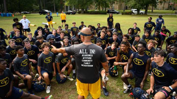 Cape Fear hits the field for football practice