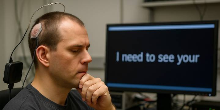 Un chip cerebral permite leer pensamientos con alta precisión: así se usa
