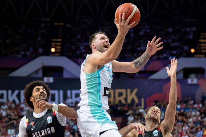 Luka Dončić's historic triple-double gets Slovenia first win at EuroBasket