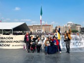 Comité Eureka instala huelga de hambre en el Zócalo; denuncia abandono oficial