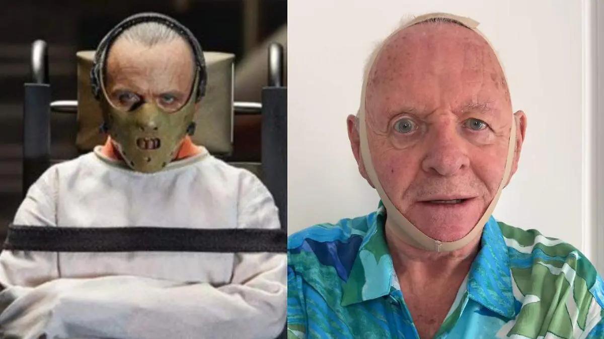 Anthony Hopkins reinterpreta a Hannibal Lecter mientras usa producto de Kim Kardashian