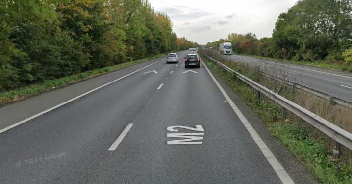 Live M2 traffic updates as 'serious collision' causes 5 mile queues and 60 minute delays near Faversham