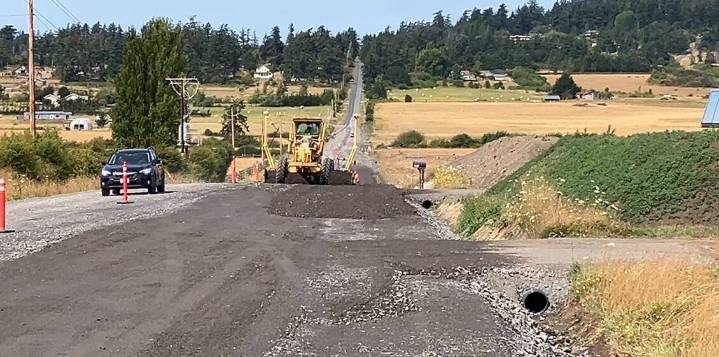 The Douglas/Bailer Hill Road Improvements project is nearing completion