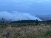Major incident declared after 5km wildfire nears RAF base in Yorkshire