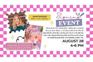 The Outer Banks Voice -   Author book signing at Downtown books for Annie McQuaid’s new novel Crash Landing 