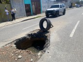 ¡Desde diciembre! Vecinos de Nuevo Barrio en Barquisimeto exigen atención urgente por socavamiento