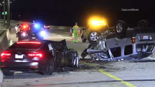 Driver killed, another seriously injured in wrong-way car crash on I-355 at Des Plaines River in Lemont, Illinois State Police say