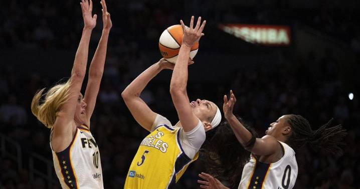 Aliyah Boston makes a key steal late to help Fever beat the Sparks 76