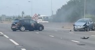 Police make arrest after two injured in horror M62 crash