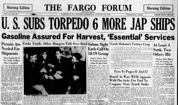 Today in History: A letter to local servicemen deployed during World War II