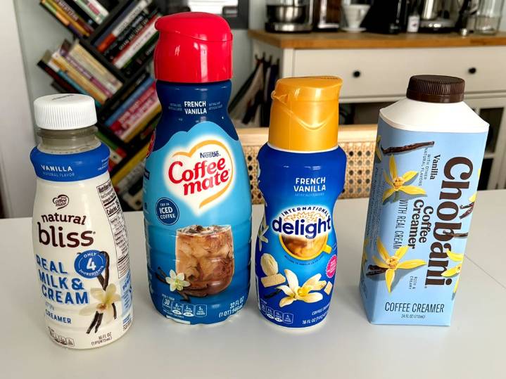 I tried 4 vanilla coffee creamers to find the best one, and there was a clear winner