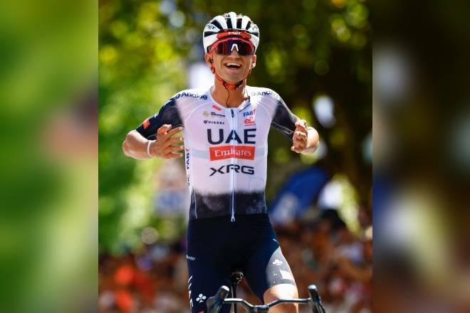 Isaac del Toro, fuera del ‘Top Ten’ en segunda etapa de la Vuelta a Burgos