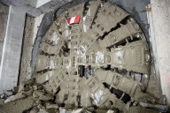 La tuneladora “Micaela” llegó a la Estación Bocanegra del Ramal de la Línea 4