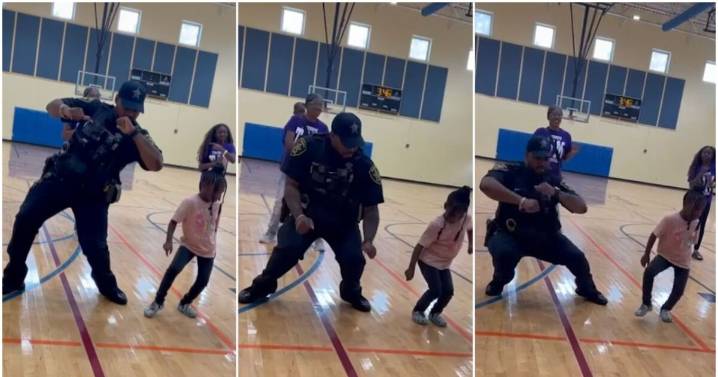 Dancing Virginia deputy 'just had to join' little girl in heartwarming viral moment