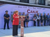 Programa de Canje de Armas en Acolman, muestra de responsabilidad y compromiso por la seguridad de los acolmenses; Alcaldesa