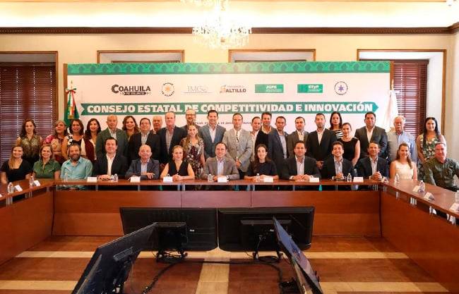 Apunta Manolo Jiménez a mejorar indicadores del IMCO; instalan Consejo Estatal de Competitividad e Innovación