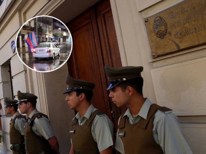 Tras violencia en Avellaneda: refuerzan seguridad en embajada de Argentina en Chile ante posibles protestas