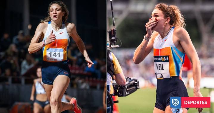 Martina Weil, otra vez histórica: acaba cuarta y con récord de Chile los 400 de la Diamond en Zurich