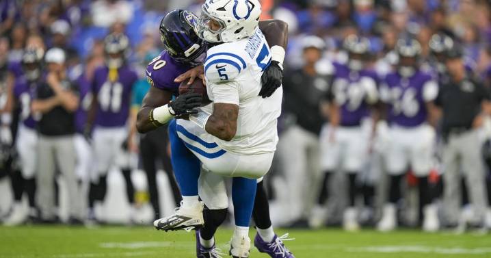 Richardson injured as Colts fall to Ravens in preseason opener