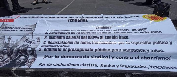 Inicia CNTE campaña en Veracruz para incorporar al magisterio local