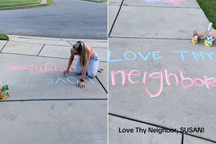 Woman Fights Back After Receiving an HOA Complaint Over Her Chalk Art (Exclusive)