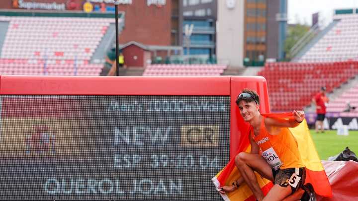 Joan Querol, campeón de Europa sub'20 de 10 kilómetros marcha