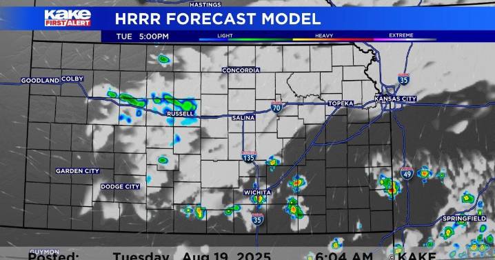 Storm chances return for Tuesday