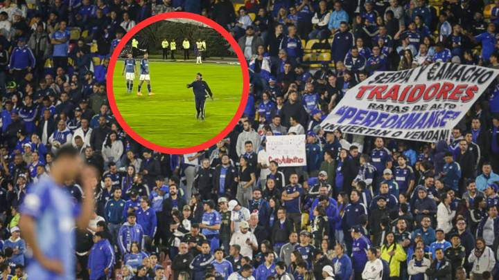 Hincha increpó a este jugador de Millonarios en El Campín: muestran lo que no se vio en TV