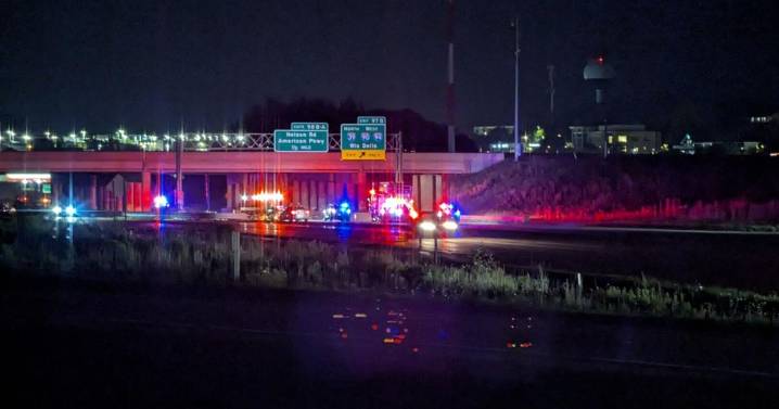 Crash blocks northbound lanes of U.S. Highway 151 at I