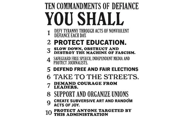 A Guide to the Everyday Acts That Can Gum Up the Fascist Machine