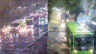 Se registran inundaciones y encharcamientos por lluvias fuertes en CDMX; activan Alerta Roja