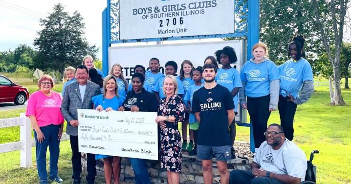Banterra Bank gifts $50K to Boys & Girls Clubs of Southern Illinois