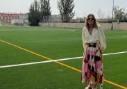 Césped artificial de última generación para el campo de fútbol del Complejo Deportivo Rosa Colorado